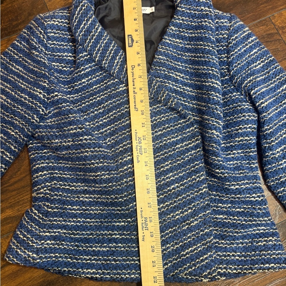Pendleton Blue and White Women's Blazer - Picture 7 of 11